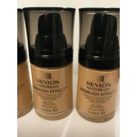 Revlon LOT OF 3 - Revlon Photoready Airbrush Effect Makeup Foundation, #003 SHELL New