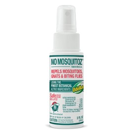 No Natz No Mosquitoz Botanical Bug Repellent, Effective for Gnat, Mosquito, and Biting Flies, Hand-Crafted and DEET-Free, Non-Greasy Formula, Made in The USA, 2 Ounce Spray Bottle