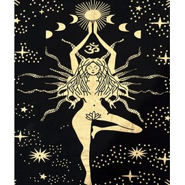 Indian Consigners Witchcraft Supplies Tarot Spread Alter Cloth Triple Goddess Altar