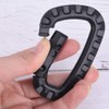 Wolike 5 Pcs Tactical Carabiner Clip D Shape High Strength