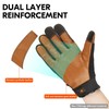 Vgo...… Winter Work Gloves Waterproof in Goat Leather, Cold Weather