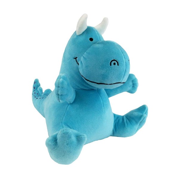 MerryMakers Dragon Soft Plush Blue Dragon Stuffed Animal Toy, 10-Inch, from Dav Pilkey's Dragon Book Series