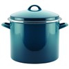 Rachael Ray Enamel on Steel Stock Pot/Stockpot with Lid, 12