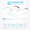 Premium 2 PACK Durable Progressive Multifocus Reading Glasses for Men