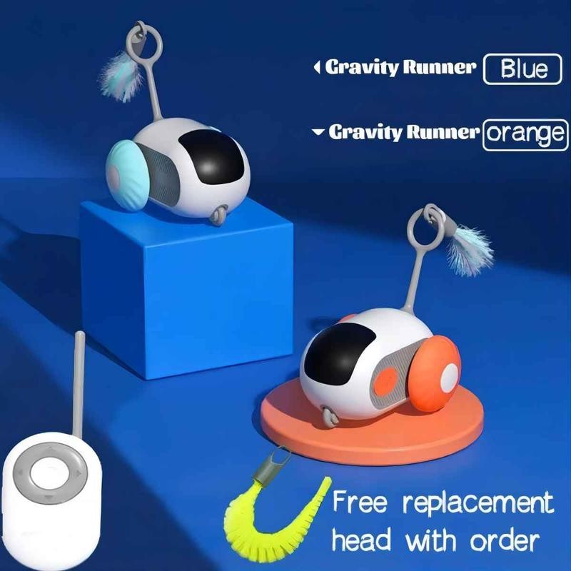 Interactive Smart Toy Car for Indoor Cats or Dog -