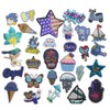 Libiline 30pcs Random Assorted Styles Embroidered Patch Sew On/Iron On
