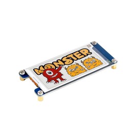 Coolwell 2.66inch E-Paper Module (G) for Raspberry Pi 5 4B+ 4B 3B+ 3B 2B+ Zero W WH Jetson Nano for Arduino 360x184 SPI Interface Red/Yellow/Black/White Color