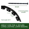 JULMAI Landscape Edging Kit, 30FT 2" Tall Garden Edging with
