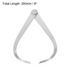 sourcing map 200mm 8-inch Inside Outside Caliper Stainless Steel Firm