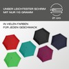 Knirps Ultra I.030 Slim Manual Pocket Umbrella - Lightest 115