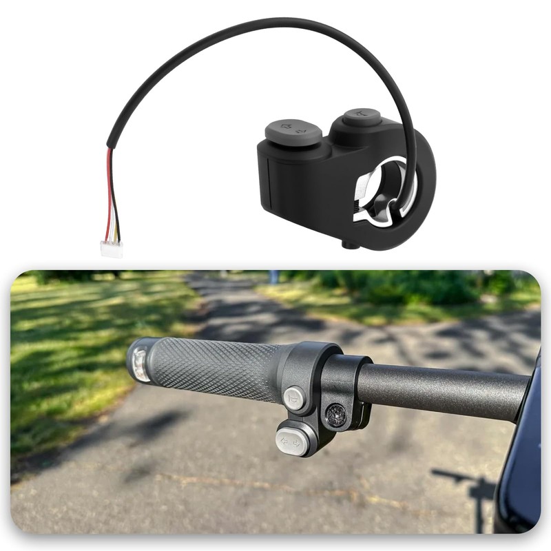 ECSiNG 22mm Elektro-Scooter Horn Bell Indicator Switch Compatible with Ninebot