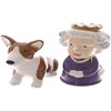 Novelty Salt and Pepper Set Queen and Corgi British