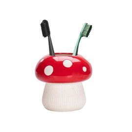 Mushroom Toothbrush Holder ， Cute Toothbrush Holder，Best Mushroom Kitchen Decor and Mushroom Bathroom Decor