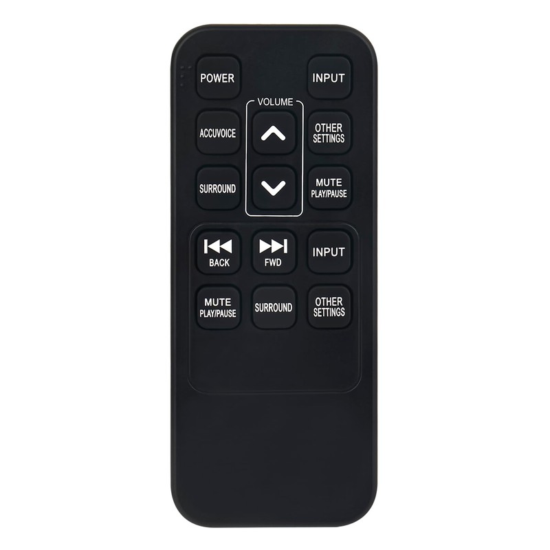 AV157 Replaced Remote Control -VINABTY-fit for ZVOX Accuvoice SoundBar TV