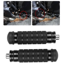 Universal 8mm Foot Pegs CNC Aluminum Install Bolts Motorcycle Rearsets Footrest Footpegs Compatible With YAMAHA Honda Suzuki Kawasaki Ducati Aprilia