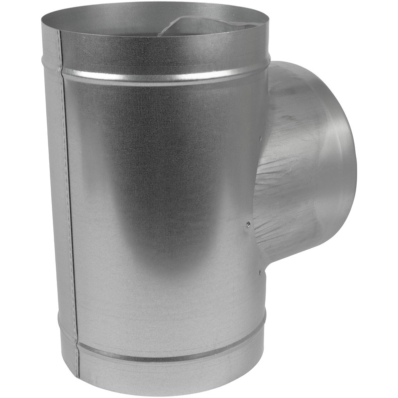 Vent Systems 8'' Inch T Shape Duct Connector 3 Way