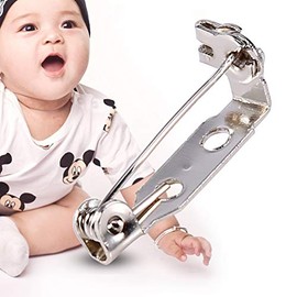 Brooch Pins for Crafts, Pack of 50 Silver Brooch, Lapel Pin 20 25 32 mm Optional, Secure Brooch, Safety Lock Pins with Holes for Jewellery Making Crafts (20 mm)