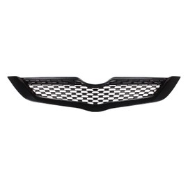 Front Grille Compatible with 2009-2012 Toyota Yaris Sedan, ABS Replacement Bumper Grill for TO1200328 53111-52580-C0