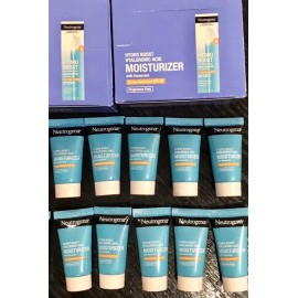 Neutrogena Hydro Boost Hyaluronic Moisturizer w/Sunscreen SPF 50 Travel Sz X 10