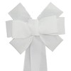 White Rustic Wreath Bow - Package Perfect Bows are Made