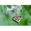Windalf Pendant Amina Height: 2.1 cm Celtic Heart Elegant Bronze,