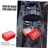 BIUDECO Survival Case for Outdoor Activities 2-Piece Metal Box Organized