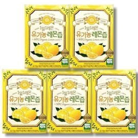 1 Lemon a Day Organic Lemon Juice 20g x 14 sachets, 5 boxes / 1일1레몬 유기농 레몬즙 20g x 14포 5박스
