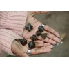 Jet International Beautiful A ++ Labradorite 7 Stones Holy Geometry