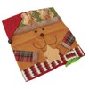 Xmas Dinner Chair Back Covers Easy To Install Soft Anti