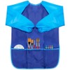 Voarge Nylon Waterproof Painting Apron with Sleeves for Kids 7-12