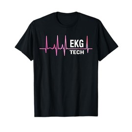 EKG Tech Electrocardiogram ECG Technician Monitor Tech T-Shirt