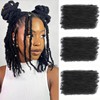Afro Kinky Curl Braiding Bulk Hair 16 Inch 3 Packs