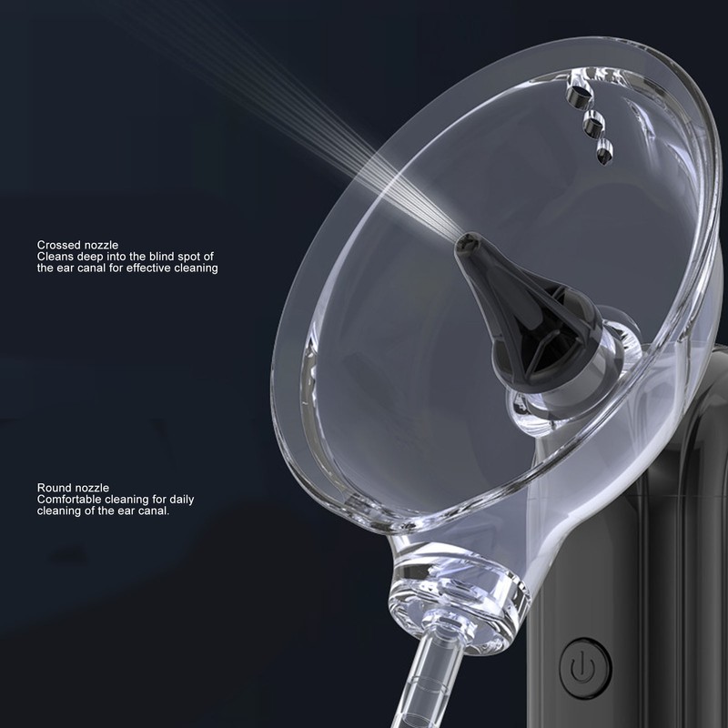 Electric Ear Wax Removal Tool with Ear Cup IPX7 Waterproof