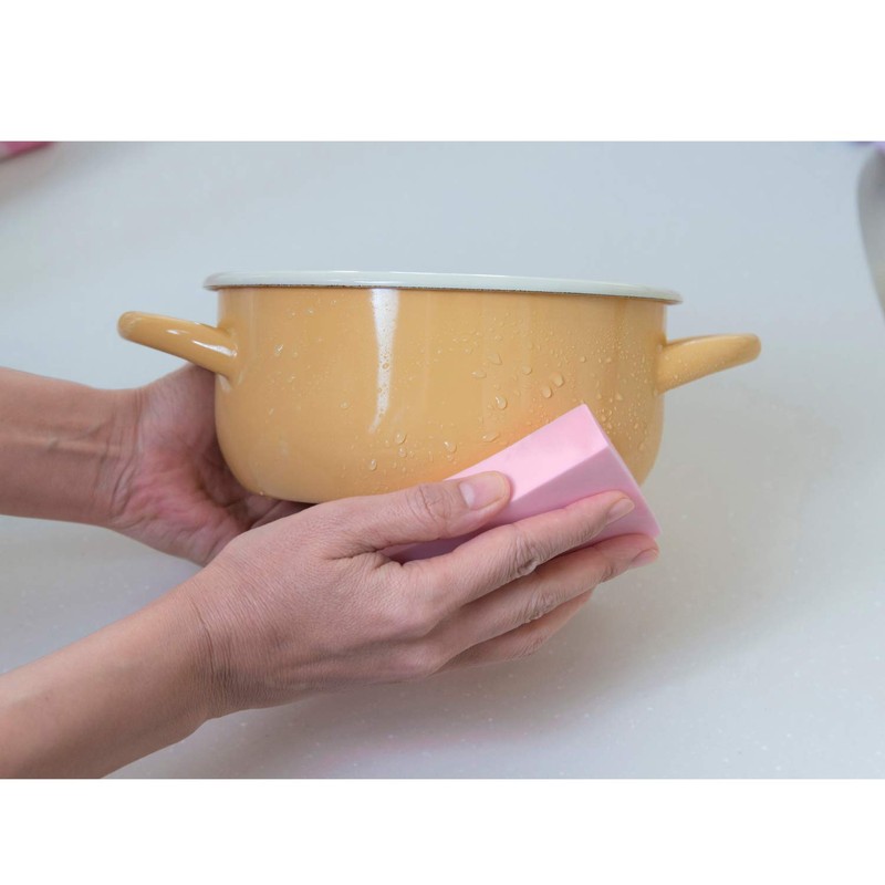 Aion 796-P Super Absorbent Sponge, Square, Pink, Squeeze to Restore