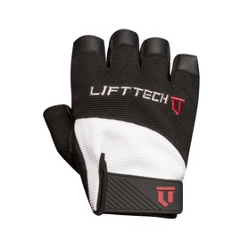 Lift Tech Fitness Elite Weight Lifting Gloves - Medium - White/Black
