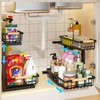 REALINN Under Sink Organizer, 2 Pack Height Adjustable Under Sink
