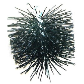 Rutland Products 16906 6-Inch Poly Chimney Cleaning Brush, Black