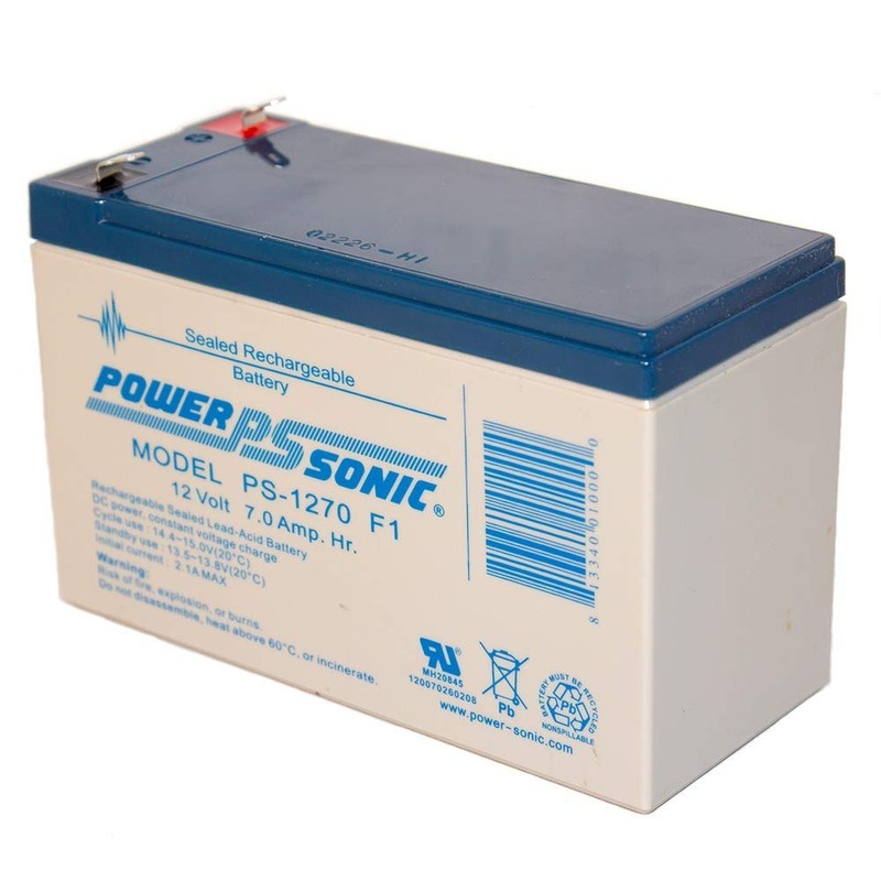 Power Sonic PS-1270 F1 12v 7ah SLA Battery