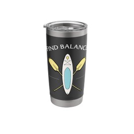 SUP Stand Up Paddle Board Find Balance Stainless Steel Insulated Tumbler