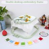 Versatile Double Embroidery Stand, Compact Desktop Embroidery Cross Stitch Frame-Hands