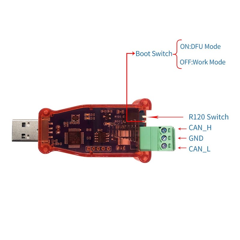 DSD TECH USB to CAN Bus Adapter Based on Open