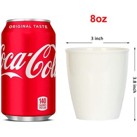 Youngever 8 Ounce Kids Cups, 9 Pack Kids Plastic Cups in 9 Urban Colors, 8 Ounce Kids Drinking Cups, Toddler Cups, Cups for Kids Toddlers, Unbreakable Toddler Cups