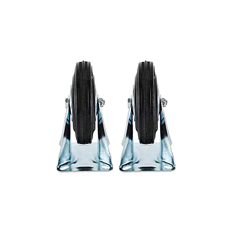 kippen 1600K1 Pair of Industrial Wheels with Fixed Base, Diameter