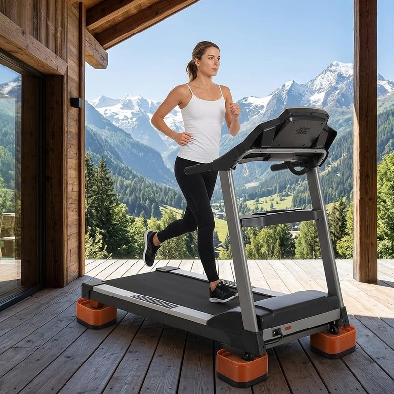 suction 4 PCS Ramp Blocks for the Treadmill, Treadmill Incline