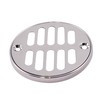 Westbrass Shower Strainer Set with Screws, Grill and Crown, Polished