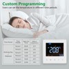 Wengart Digital Thermostat,AC230V Indoor Thermostatic Control,Weekly Programming,Colorful Display Suitable for