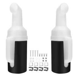 Roykaw Golf Cart Sand Bottle Sand Pot with Holder Universal Divot Filler Sand Bottle Compatible with EZGO, Club Car and Yamaha Models, Large Volume & No Drilling Required, Included Mounting Components