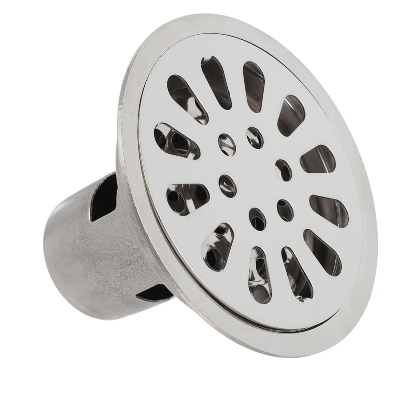 Floor Drain 3.5 Inch Stainless Steel Odor Resistant Deep Water