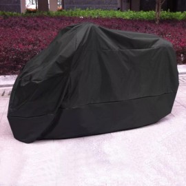 Unbranded Black Motorcycle Waterproof Cover For Harley-Davidso