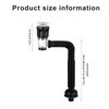 QruiLanTu Bathroom Sink Drain Kit Flexible Expandable P-Trap Sink Drain